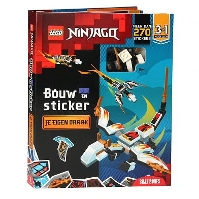 LEGO Ninjago Construisez et autocollant vos propres modèles Dragon 3en1