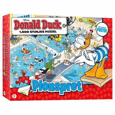 Donald Duck Puzzle - Spritzspaß, 1000 Teile.