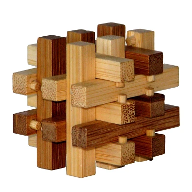 Puzzle 3D en bambou avec puzzle ****