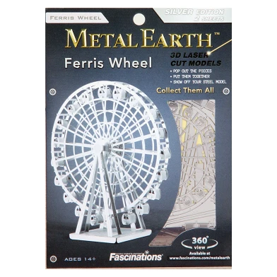 Grande roue Metal Earth, édition argent
