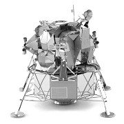 Metall Erde Apollo Lunar Module Silver Edition
