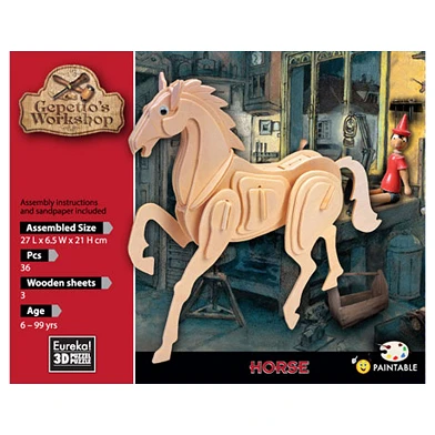 Gepetto's Workshop Holzbausatz 3D – Pferd