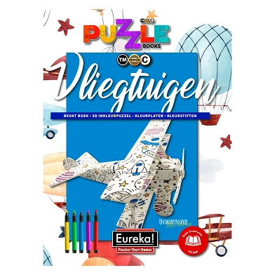Eureka 3D-Puzzlebücher – Flugzeuge
