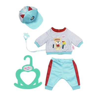 BABY born Little Sport Outfit Blauw, 36cm