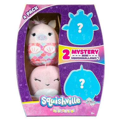 Squishville Mini Squishmallow 4 Pack