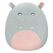 Peluche câlin Squishmallows - Harrison l'hippopotame gris, 30 cm