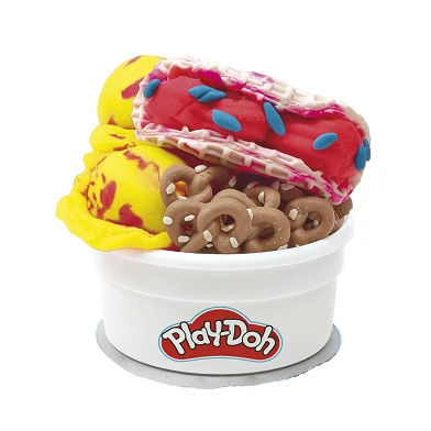 Play-Doh Rollzies IJswafel set
