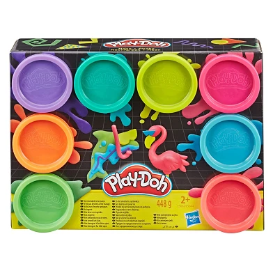 Play-Doh Néon, 8 pièces.