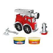 Feuerwehrauto mit Play-Doh Rädern