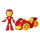Spidey & Amazing Friends Voertuig en Figuur - Iron Man