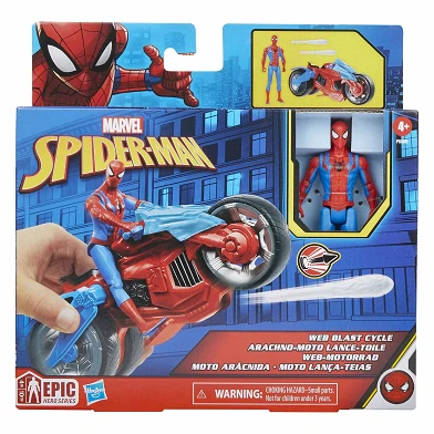 Figurine articulée Marvel Spider-Man Web Blast Cycle