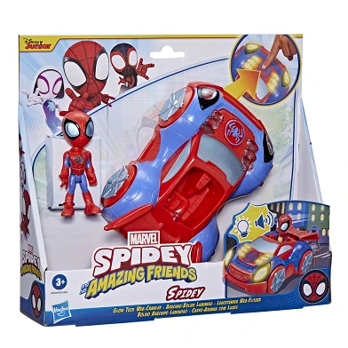 Marvel Spidey et ses incroyables amis Glow Tech Web-Crawler et Spidey Action Figure