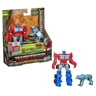 Transformers Rise of the Beasts Beast Weaponizer Actiefiguren - Optimus Prime & Cheinclaw
