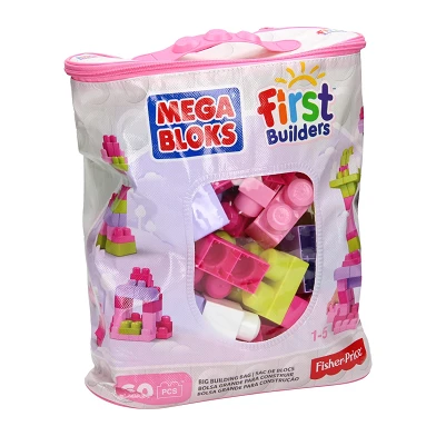 Mega Bloks rose, 60 pièces.