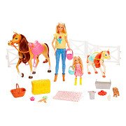 Barbie Pferd und Pony
