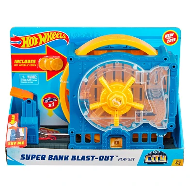 Hot Wheels City - Super Bank Blast-Out Speelset