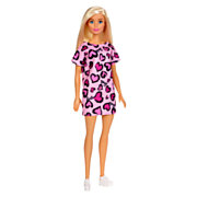 Barbie pop met klassieke outfit - Roze jurk