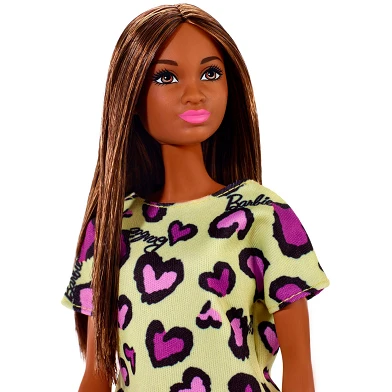 Barbie pop met klassieke outfit - Gele Jurk
