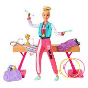 Lobbes Barbie Gymastiek Pop en Speelset aanbieding