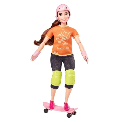 Poupée Barbie Jeux Olympiques - Skateuse