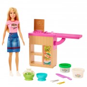Barbie Blonde Noodles Barpuppe und Spielset