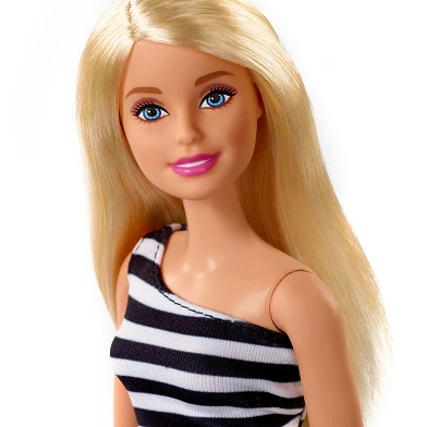 Barbie Glitz Pop - Zwart en Wit Jurk