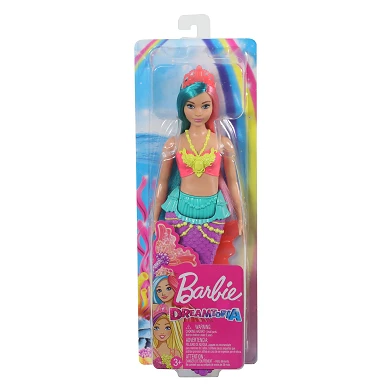 Barbie Dreamtopia Zeemeermin met Roze en Blauw Haar