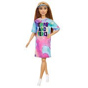 Barbie Fashionista Puppe - Farbiges Kleid