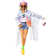 Barbie Extra Puppe - Regenbogen-Zöpfe
