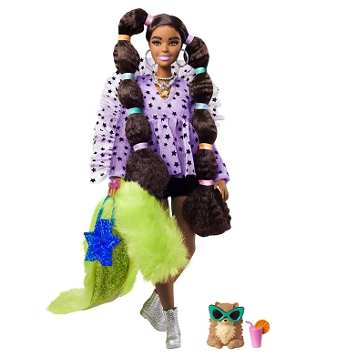 Barbie met Paardenstaart en Haarelastiekjes
