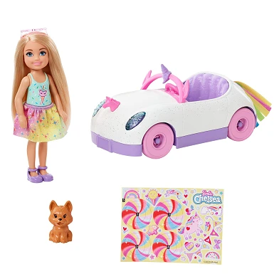Poupée et voiture Barbie Chelsea