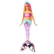 Lobbes Barbie Dreamtopia Sparkle Lights Mermaid aanbieding