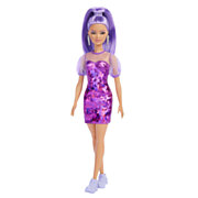 Barbie Fashionista Puppe - Lila Kleid