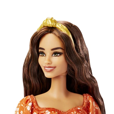 Barbie Fashionista Puppe – Oranges Kleid