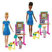 Barbie -Puppenlehrerin mit Lehrling