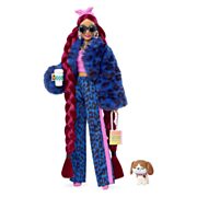 Barbie Extra Doll 17 - Trainingsanzug mit blauem Leoparden