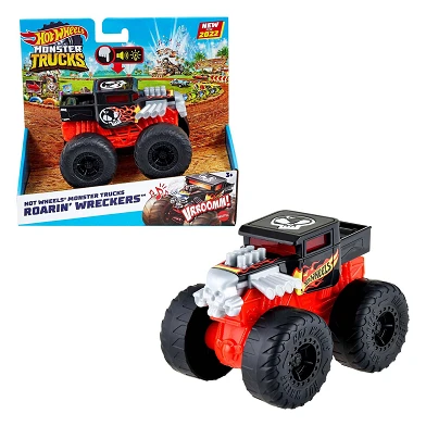 Hot Wheels Monster Trucks Roarin' Wreckers Bone Shaker 1:43