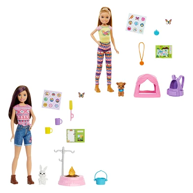 Barbie Camping – Schwester und Haustier – Skipper