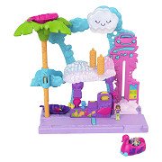 Polly Pocket – Pollyville Flamingo Fun Car Wash Spielset