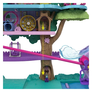 Polly Pocket – Pollyville Haustier-Baumhaus-Spielset