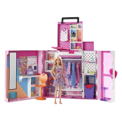 Barbie -Puppe mit Super-Garderobe