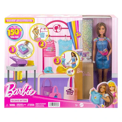 Barbie -Puppe mit Boutique-Shop