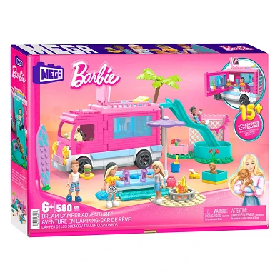 Ensemble de construction Barbie Dream Camper Adventure, 580dlg.