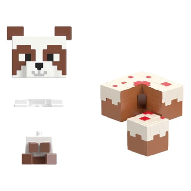 Minecraft MOB Hoofd Mini Panda Speelhuis Speelset