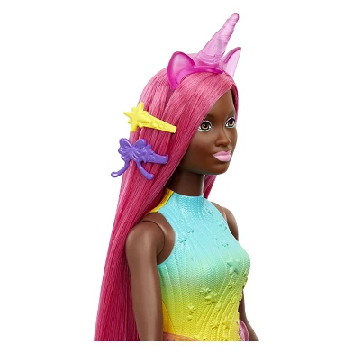 Barbie Modepop Zeemeermin met Lang Haar Roze
