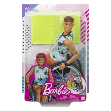 Barbie Fashionistas - Poupée mannequin Ken en fauteuil roulant