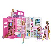 Barbie Vakantiehuis met Modepop Speelset