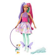 Poupée mannequin Barbie A Touch of Magic, cheveux roses et violets