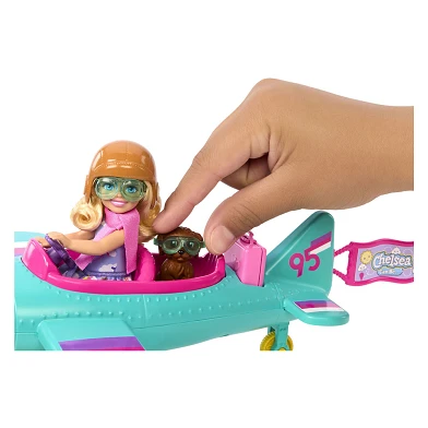 Barbie Chelsea Modepop met Vliegtuig