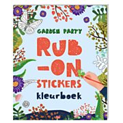 Rub-on-stickers Kleurboek - Garden party